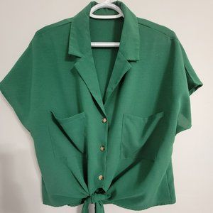 Small tie front box top